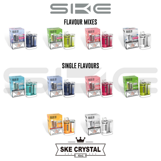 SKE Crystal 4-in-1 Rechargeable Pre-filled Pod Kit - 20mg