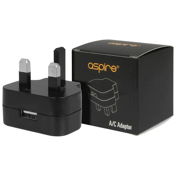 Aspire - UK Wall Plug Vape USB 1A Adapter / Charger