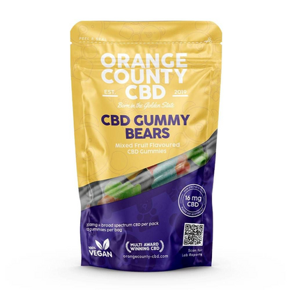 Orange County CBD Gummy Bears 200mg Broad Spectrum CBD - Grab Bag