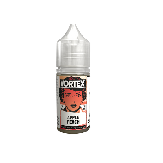 VORTEX Nic Salt 10ml Nicotine Salt E-liquid - APPLE PEACH