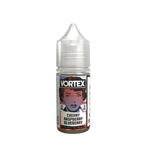 VORTEX Nic Salt 10ml Nicotine Salt E-liquid - CHERRY RASPBERRY BLUEBERRY