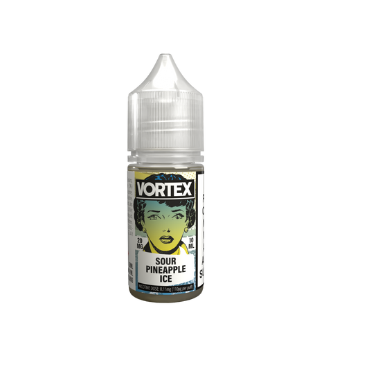 VORTEX Nic Salt 10ml Nicotine Salt E-liquid - SOUR PINEAPPLE ICE