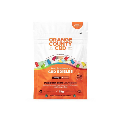 Orange County CBD Gummy Bears 100mg Broad Spectrum CBD - Mini Grab Bag