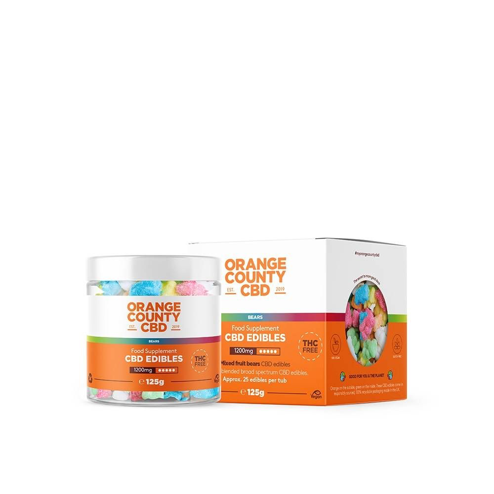 Orange County CBD Gummy Bears 400-4800mg Broad Spectrum CBD - Various Strengths