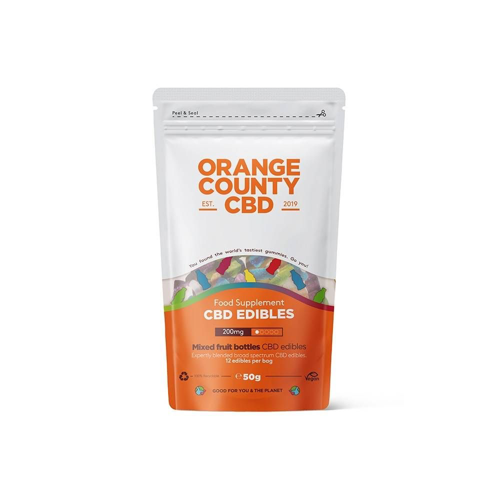 Orange County CBD Gummy Bottles 200mg Broad Spectrum CBD - Grab Bag