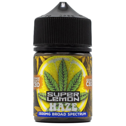 Orange County CBD Cali Range Broad Spectrum CBD E-Liquid 50ml 1500/2500mg - SUPER LEMON HAZE