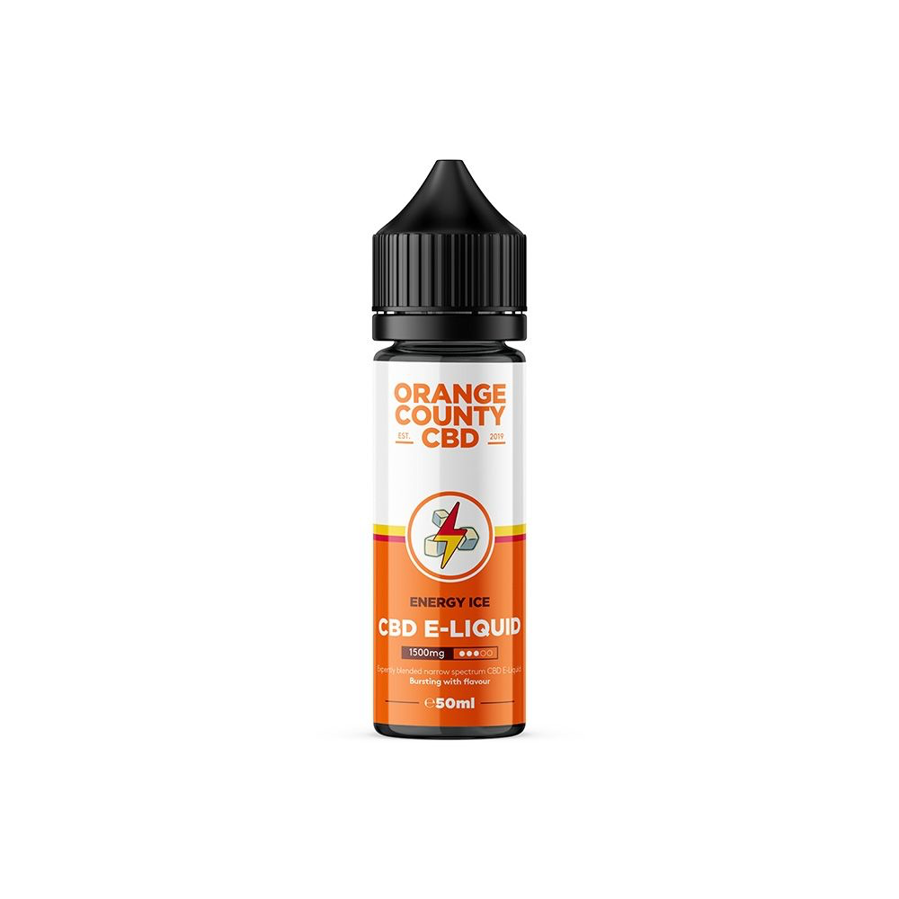 Orange County CBD Broad Spectrum CBD E-Liquid 50ml 1500mg - ENERGY ICE