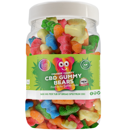 Orange County CBD Gummy Bears 400-4800mg Broad Spectrum CBD - Various Strengths