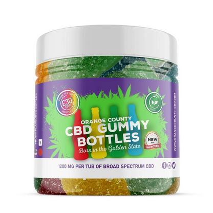 Orange County CBD Gummy Bottles 400-4800mg Broad Spectrum CBD - Various Strengths