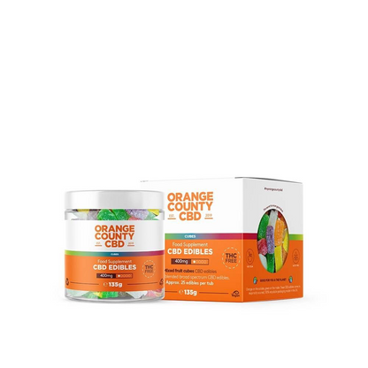 Orange County CBD Gummy Cubes 400-4800mg Broad Spectrum CBD - Various Strengths