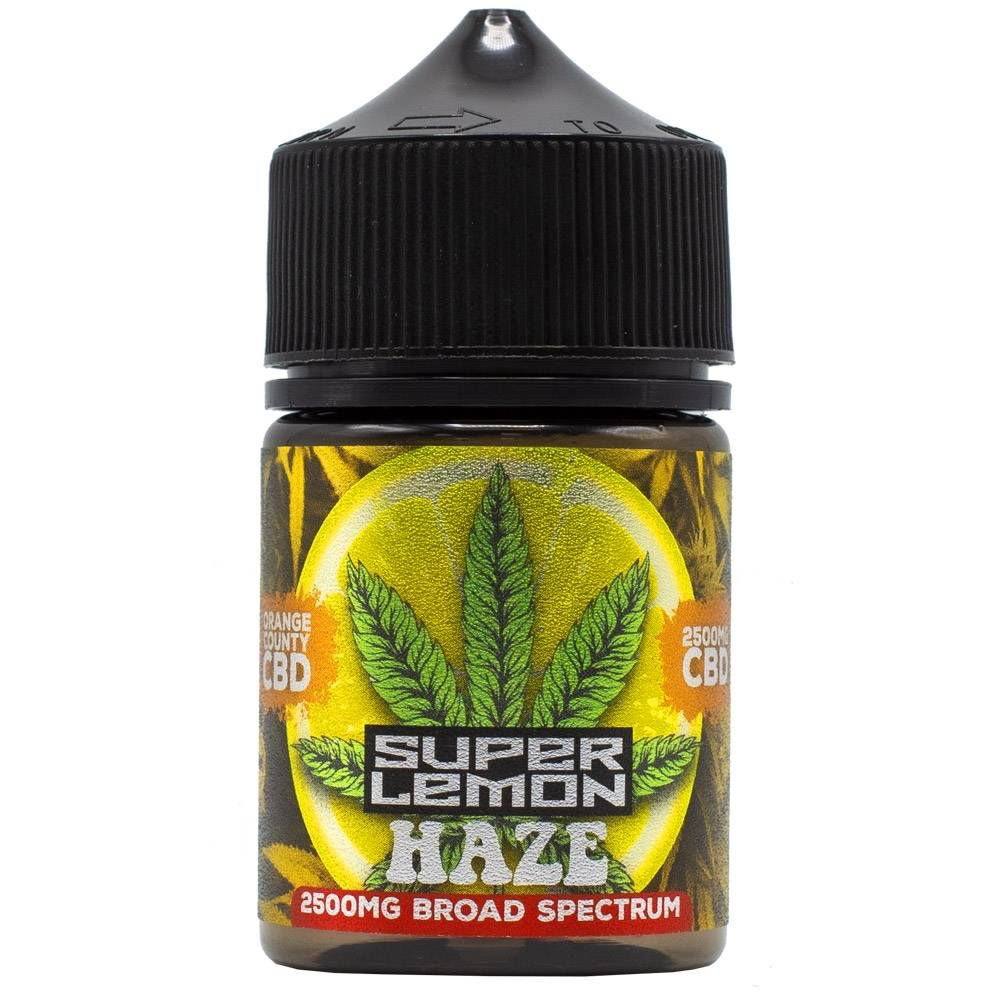 Orange County CBD Cali Range Broad Spectrum CBD E-Liquid 50ml 1500/2500mg - SUPER LEMON HAZE