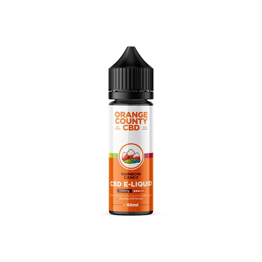 Orange County CBD Broad Spectrum CBD E-Liquid 50ml 1500mg - RAINBOW CANDY