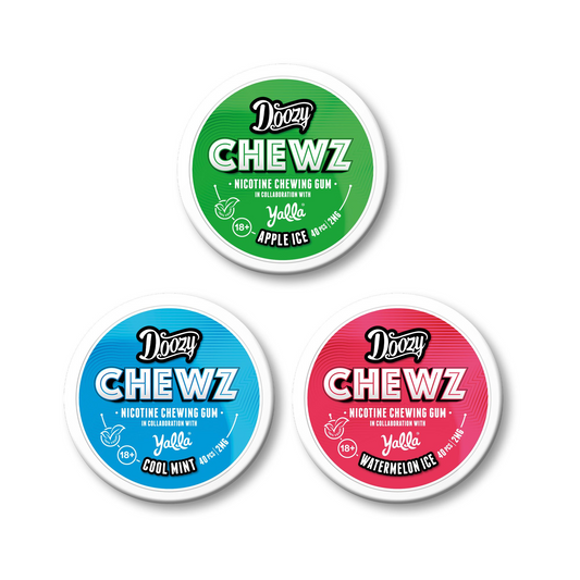 Doozy Chewz 2mg Nicotine Chewing Gum - 40pcs Per Pack