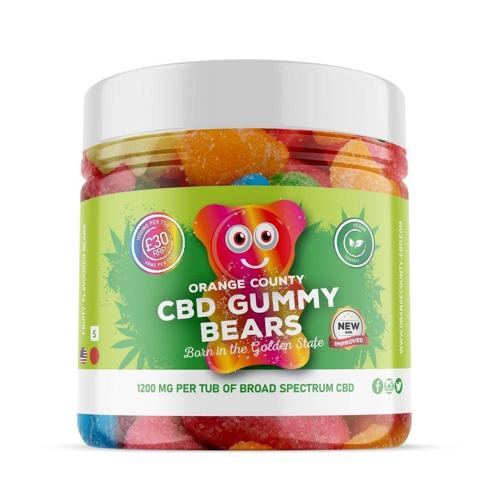 Orange County CBD Gummy Bears 400-4800mg Broad Spectrum CBD - Various Strengths