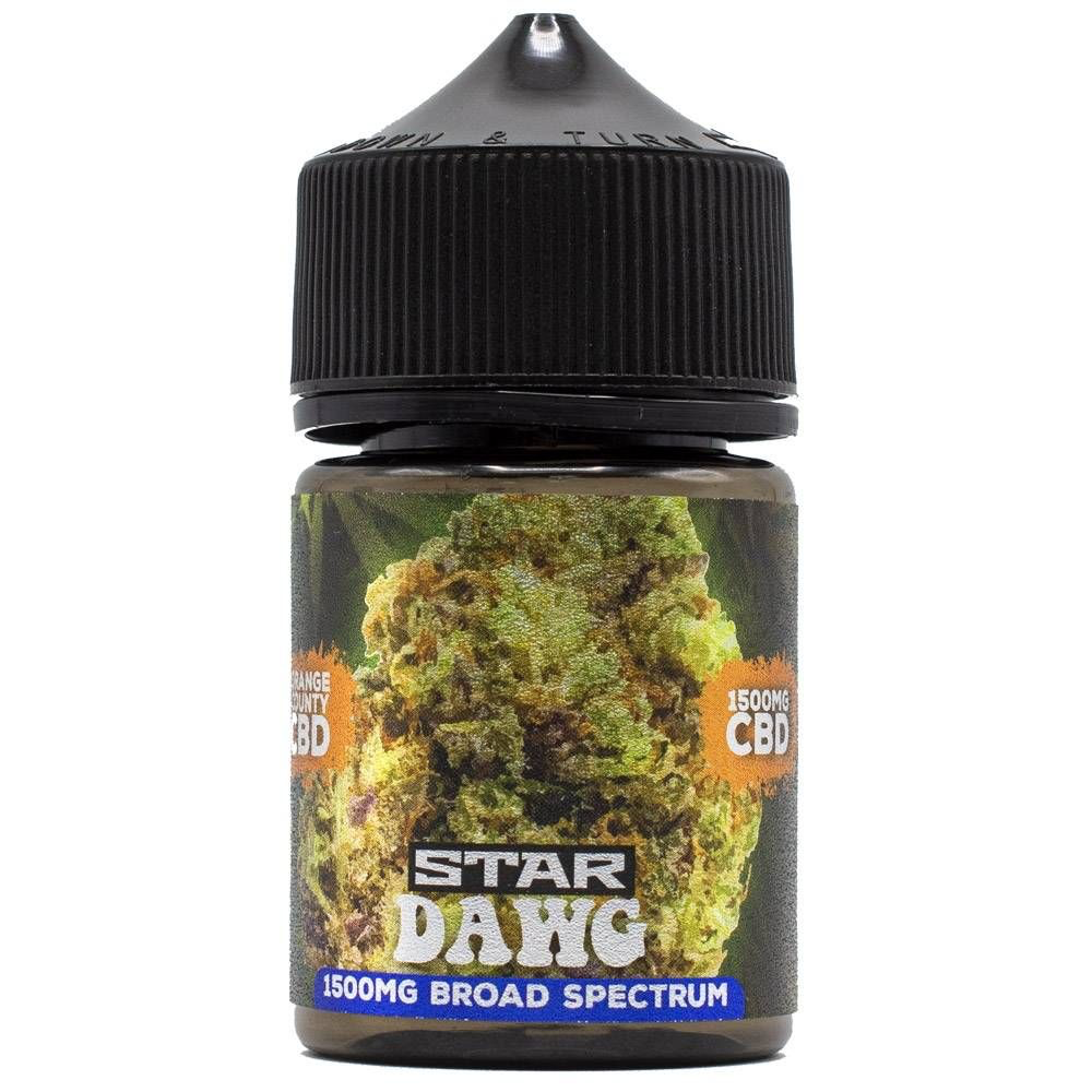 Orange County CBD Cali Range Broad Spectrum CBD E-Liquid 50ml 1500/2500mg - STAR DAWG