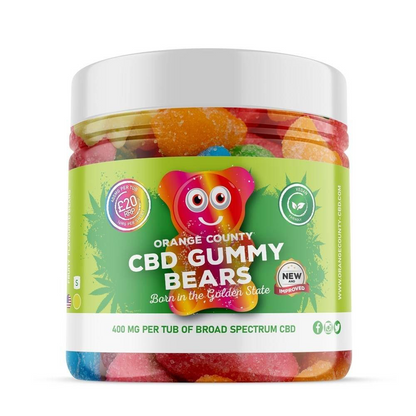 Orange County CBD Gummy Bears 400-4800mg Broad Spectrum CBD - Various Strengths