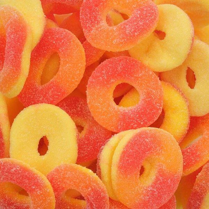 Orange County CBD Gummy Fizzy Peach Rings 400-4800mg Broad Spectrum CBD - Various Strengths