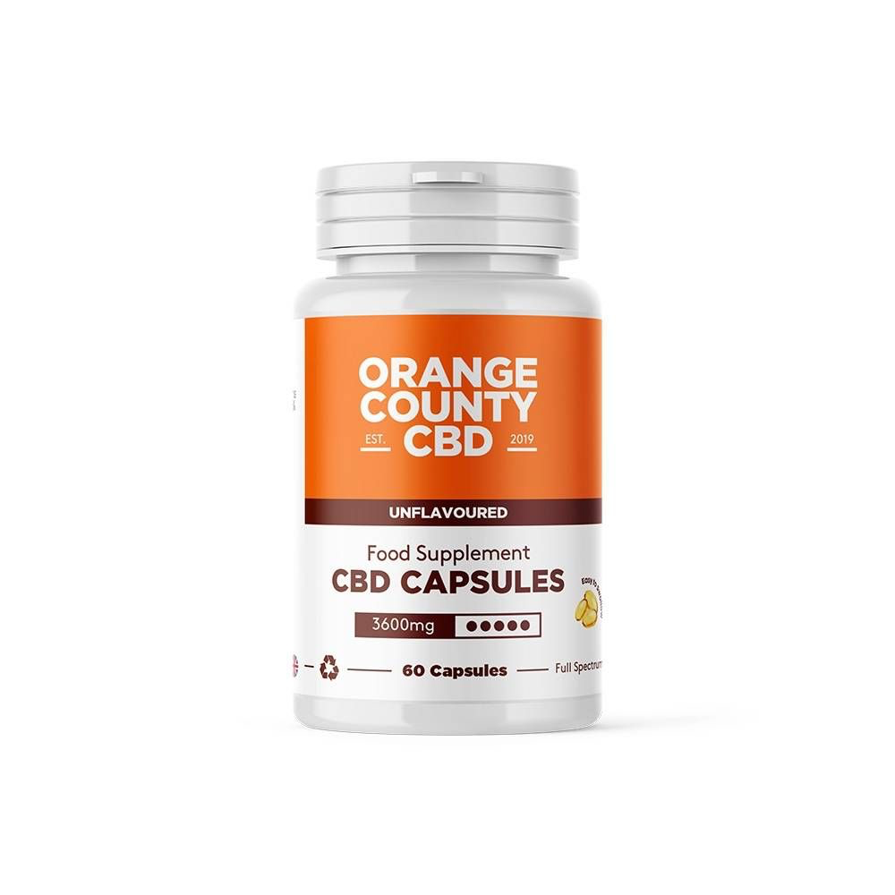 Orange County CBD Full Spectrum Soft Gel Capsules - Pack of 60