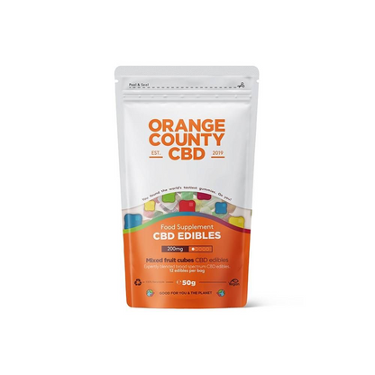 Orange County CBD Gummy Cubes 200mg Broad Spectrum CBD - Grab Bag