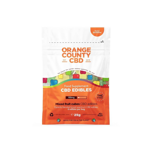 Orange County CBD Gummy Cubes 100mg Broad Spectrum CBD - Mini Grab Bag