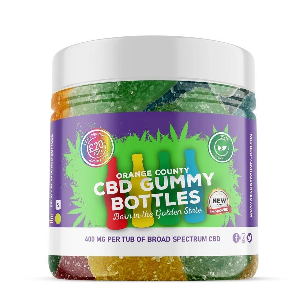 Orange County CBD Gummy Bottles 400-4800mg Broad Spectrum CBD - Various Strengths