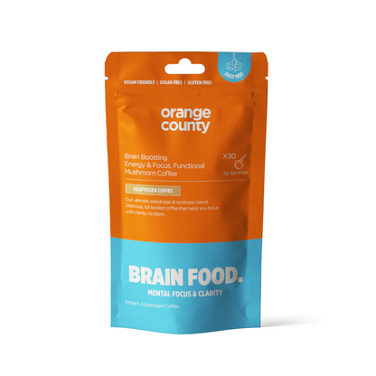 Orange County Brain Food Focus Coffee 200g Pouch - 30 Servings