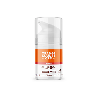 Orange County CBD Active Heat Broad Spectrum Muscle Balm 50ml / 100ml - (1000mg / 2000mg CBD)