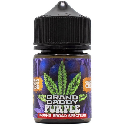 Orange County CBD Cali Range Broad Spectrum CBD E-Liquid 50ml 1500/2500mg - GRAND DADDY PURPLE