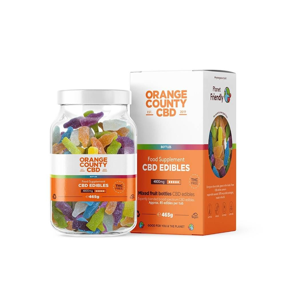 Orange County CBD Gummy Bottles 400-4800mg Broad Spectrum CBD - Various Strengths