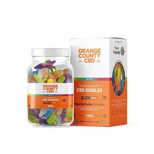 Orange County CBD Gummy Bottles 400-4800mg Broad Spectrum CBD - Various Strengths