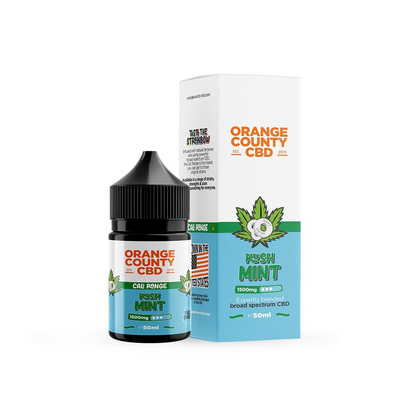 Orange County CBD Cali Range Broad Spectrum CBD E-Liquid 50ml 1500/2500mg - KUSH MINT