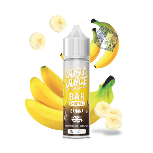 Just Juice 40/60 40ml Bar Pod Shortfill E-liquid Zero Nic 0mg - BANANA