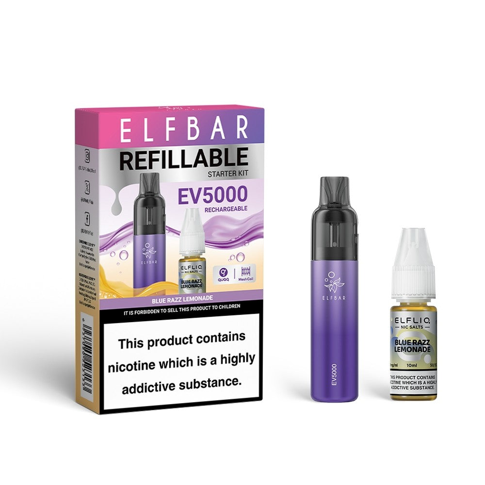 ElfBar EV5000 Hybrid Disposable Vape Kit (20mg) - 5000 Puff