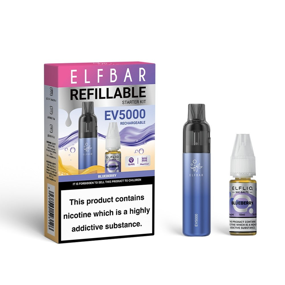 ElfBar EV5000 Hybrid Disposable Vape Kit (20mg) - 5000 Puff