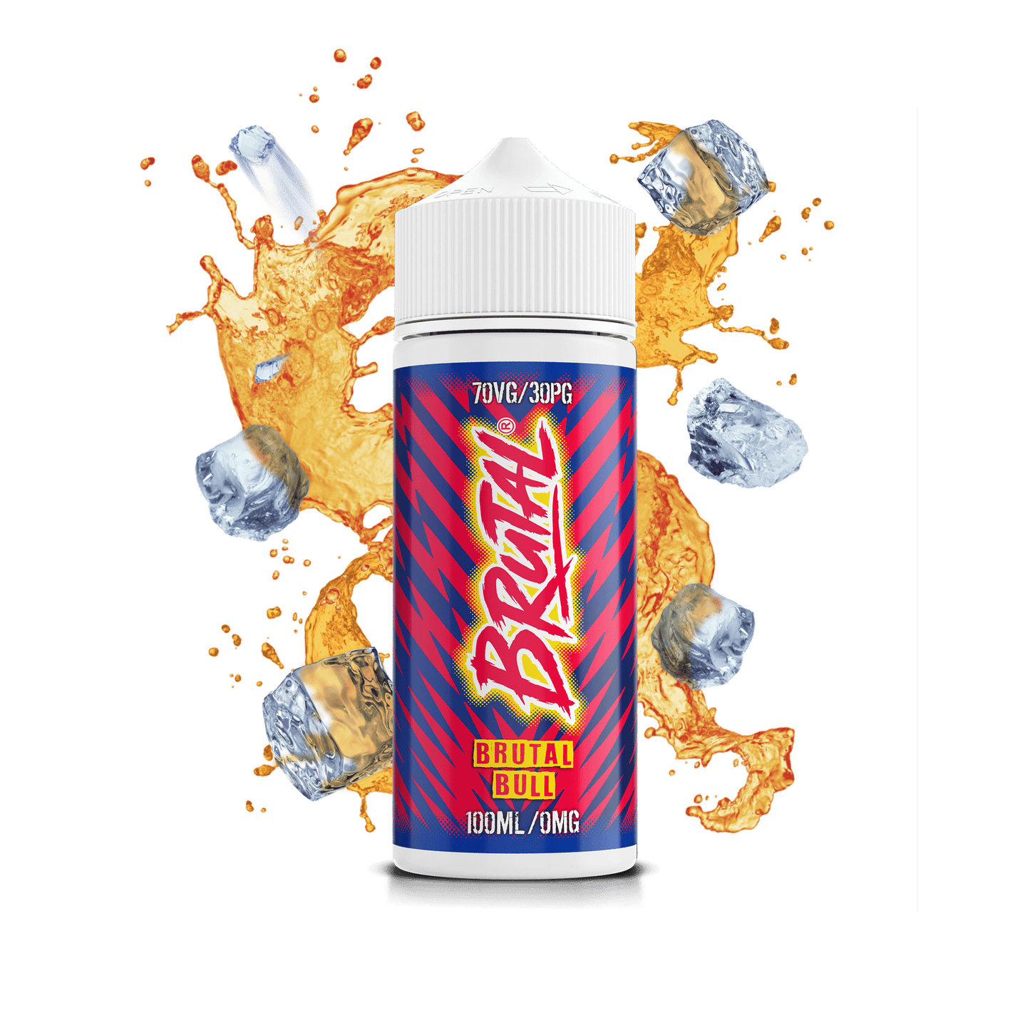 Just Juice 70/30 100ml BRUTAL Drinks Shortfill E-liquid Zero Nic 0mg - BRUTAL BULL