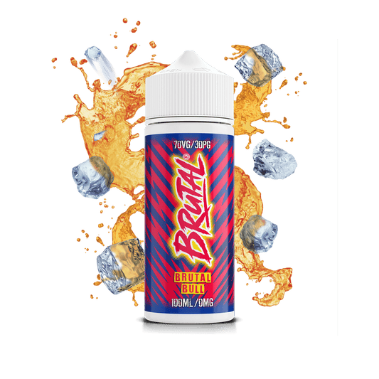 Just Juice 70/30 100ml BRUTAL Drinks Shortfill E-liquid Zero Nic 0mg - BRUTAL BULL