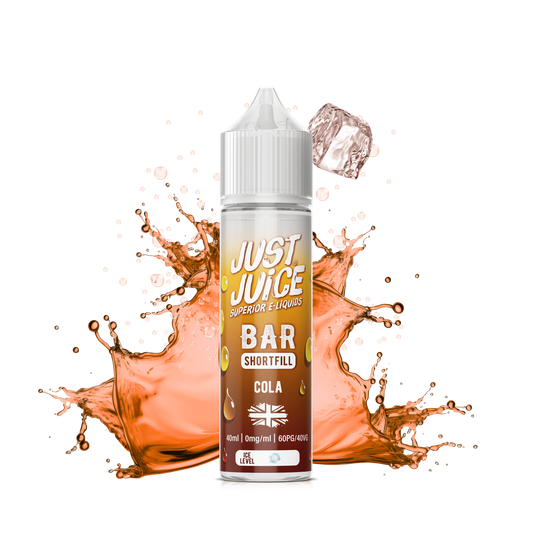 Just Juice 40/60 40ml Bar Pod Shortfill E-liquid Zero Nic 0mg - COLA