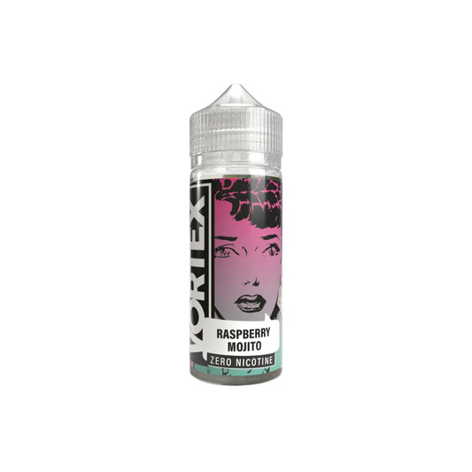 VORTEX 50/50 100ml Shortfill E-liquid Zero Nicotine 0mg - RASPBERRY MOJITO