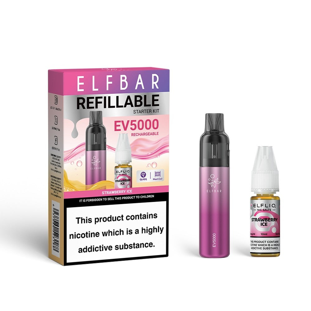 ElfBar EV5000 Hybrid Disposable Vape Kit (20mg) - 5000 Puff