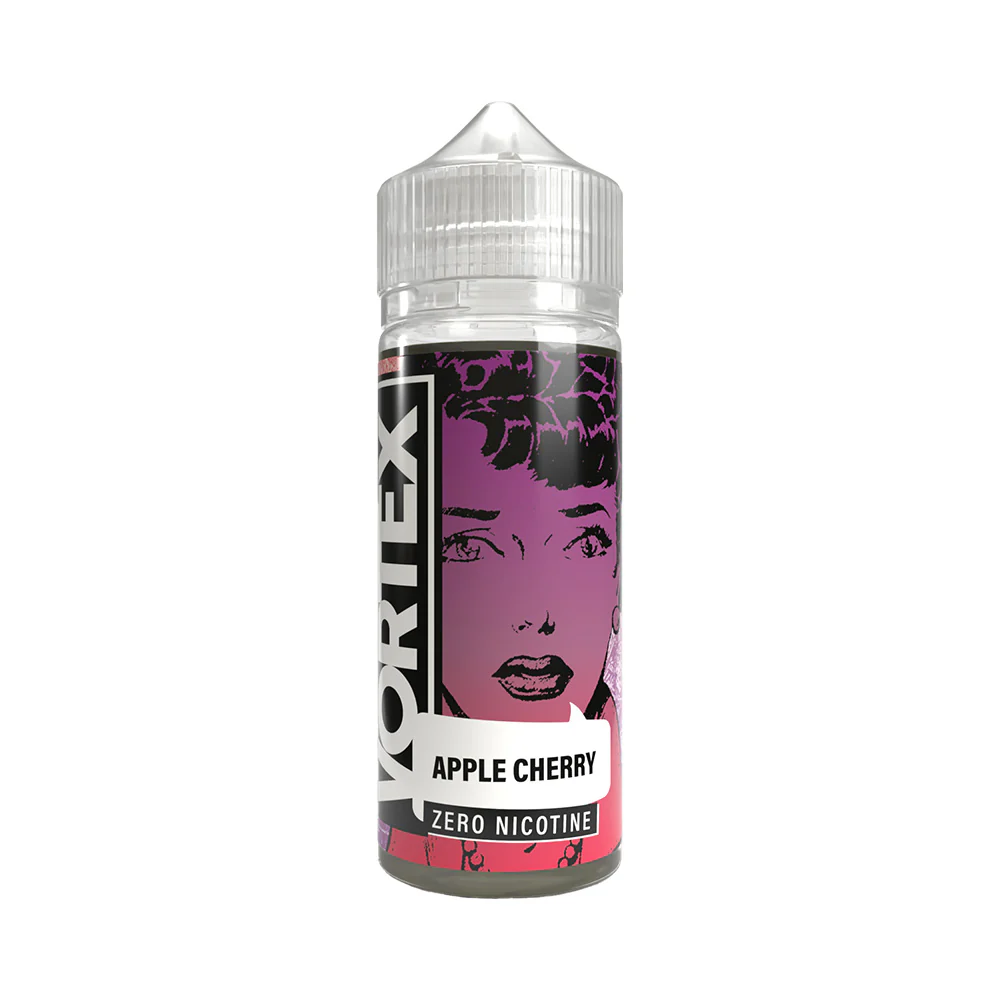 VORTEX 50/50 100ml Shortfill E-liquid Zero Nicotine 0mg - APPLE CHERRY