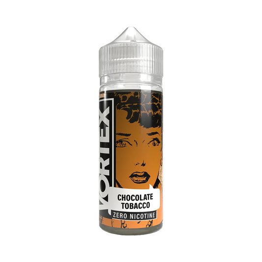 VORTEX 50/50 100ml Shortfill E-liquid Zero Nicotine 0mg - CHOCOLATE TOBACCO