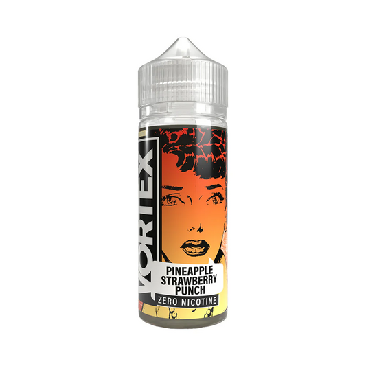 VORTEX 50/50 100ml Shortfill E-liquid Zero Nicotine 0mg - PINEAPPLE STRAWBERRY PUNCH